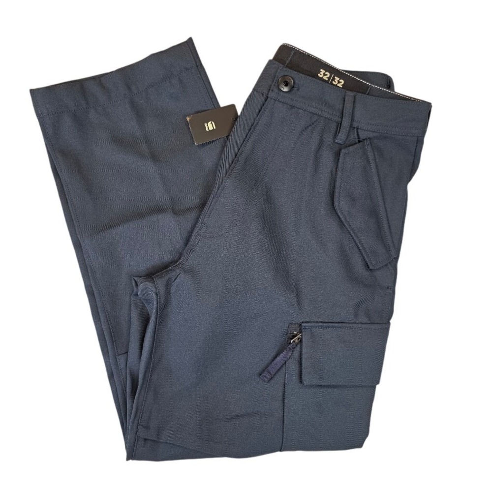 G-Star Raw Men 32x30.5 R-3N Regular Straight Cargo Pants Legion Blue D25224-D410